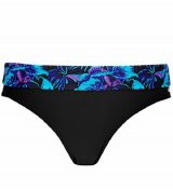 Abecita 415038-207 Butterfly bikini brief black blue bikini trosa vikbar svart blå