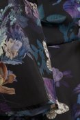 Cream 10603973-64752 Aya blouse floral ruffle effect coastal blue blus blommig blommig volanger blå