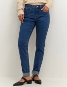 Cream clothing 10609566-100118 Lone jeans coco fit femficksmodell raka ben normal midja stretch indigo blue denim