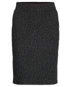 Soyaconcept 24091-9999 Aisha 1 skirt leopring pockets elastic stretch black stretchig kjol fickor fram svart