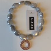 Våga bracelet cinziano army elastic stones 2535-03-707 armband elastiskt stenar
