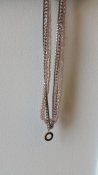 våga mixed necklace cinziano pale pink stones chains 2614-01-323 mixat halsband stenar kedjor rosa