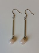 Våga earrings nicole pale pink pearls 2600-02-323 örhängen pärla rosa