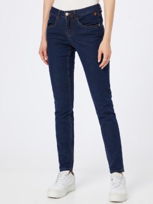 Cream clothing 10609566-100114 Lone jeans coco fit femficksmodell raka ben normal midja stretch dark blue denim